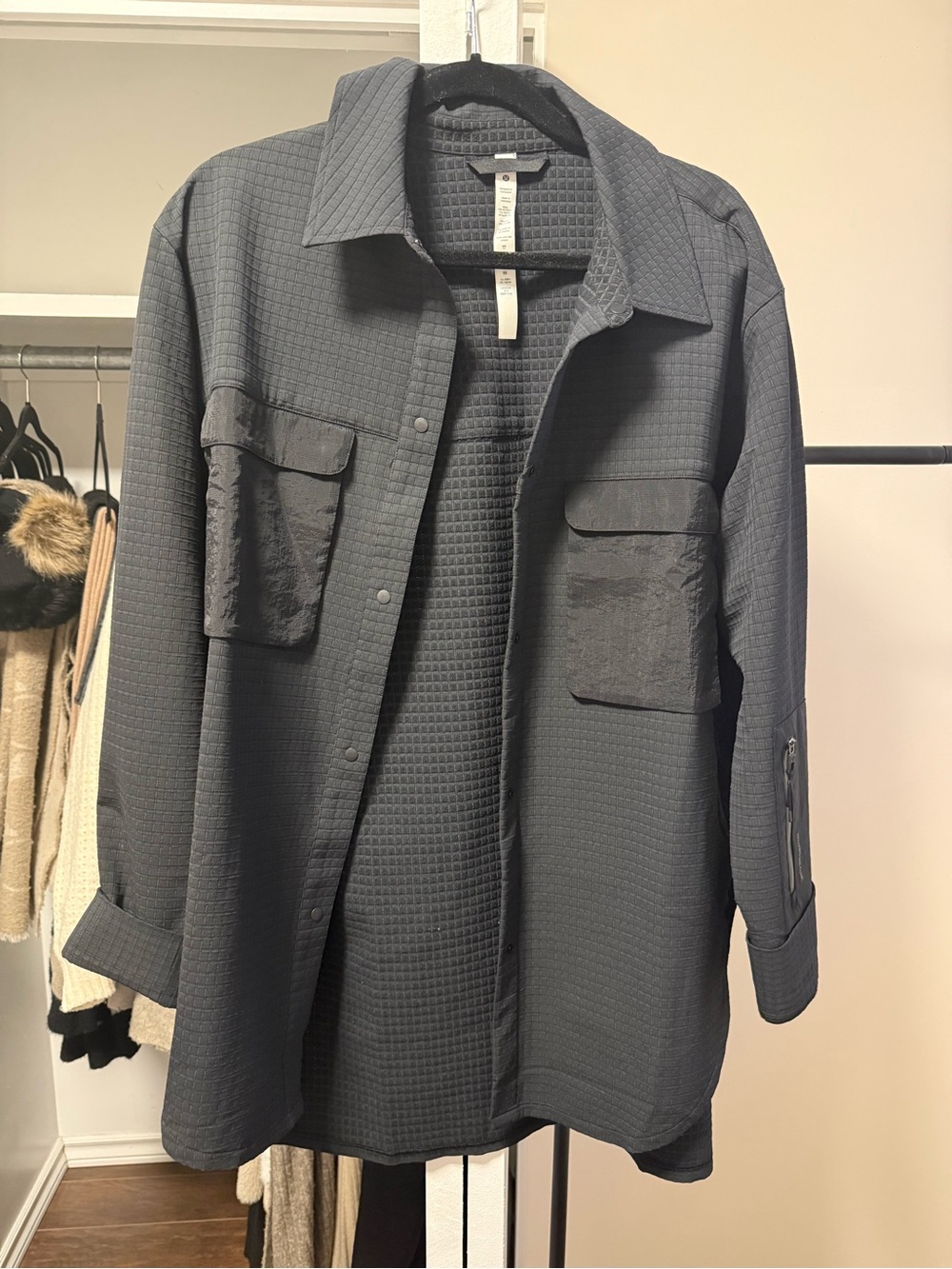 Lululemon Grid Fleece Hiking Shirt